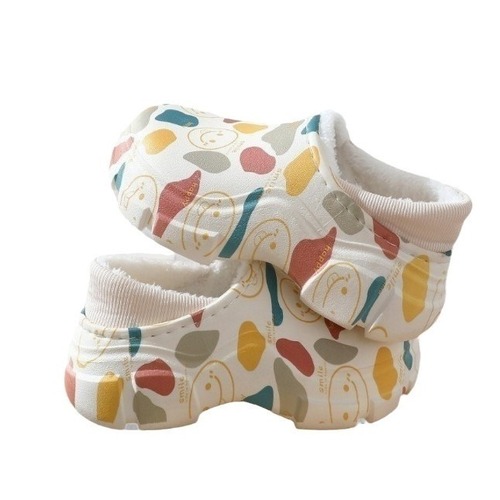 2024 Winter Cute Cotton Slippers New Soft Sole Slip-on Warm and Non-Slip Maternity Postpartum Thick-Soled Surgical Cotton Shoes