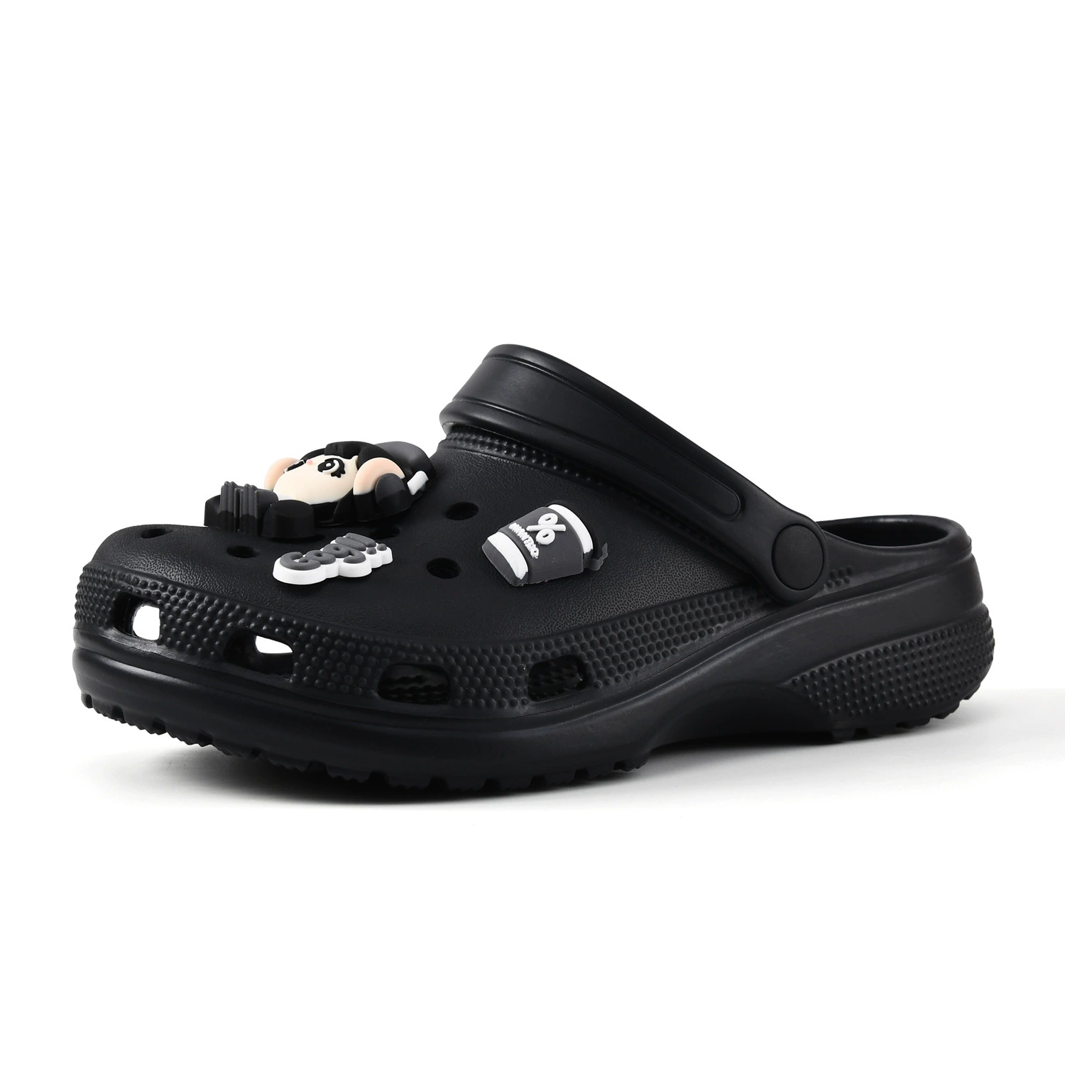 Оптовые кросс-звезды Crocs женские обувь на средней каблуке утолщенная подошва, пляжная обувь с мягкой подошвой, тапочки для носки