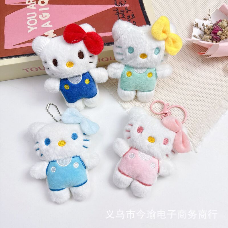 卡通KT猫毛绒配件吱吱叫小猫公仔挂件包包发饰配件拖鞋袜子辅料|undefined