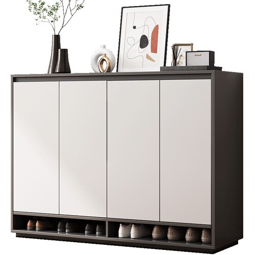 Shoe cabinet modern minimalist home entrance door stair outer shoe rack storage dustproof light luxury wall panel entrance cabinet