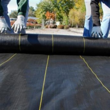 厂家直销紫外抗老化四方格编织布 防草布 除草布