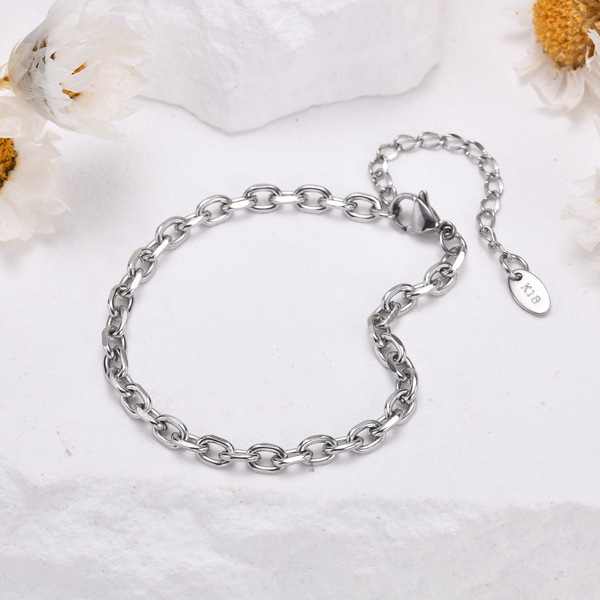golden fashionable bracelet stainless steel handmade