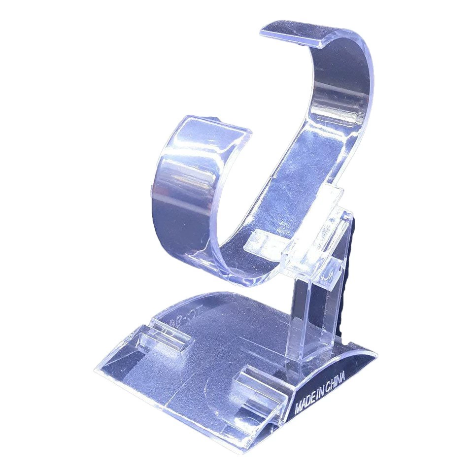 Смотреть дисплей стенд прозрачный акрил C кольцо Смотреть Дисплей Стенд может сделать логотип оптом