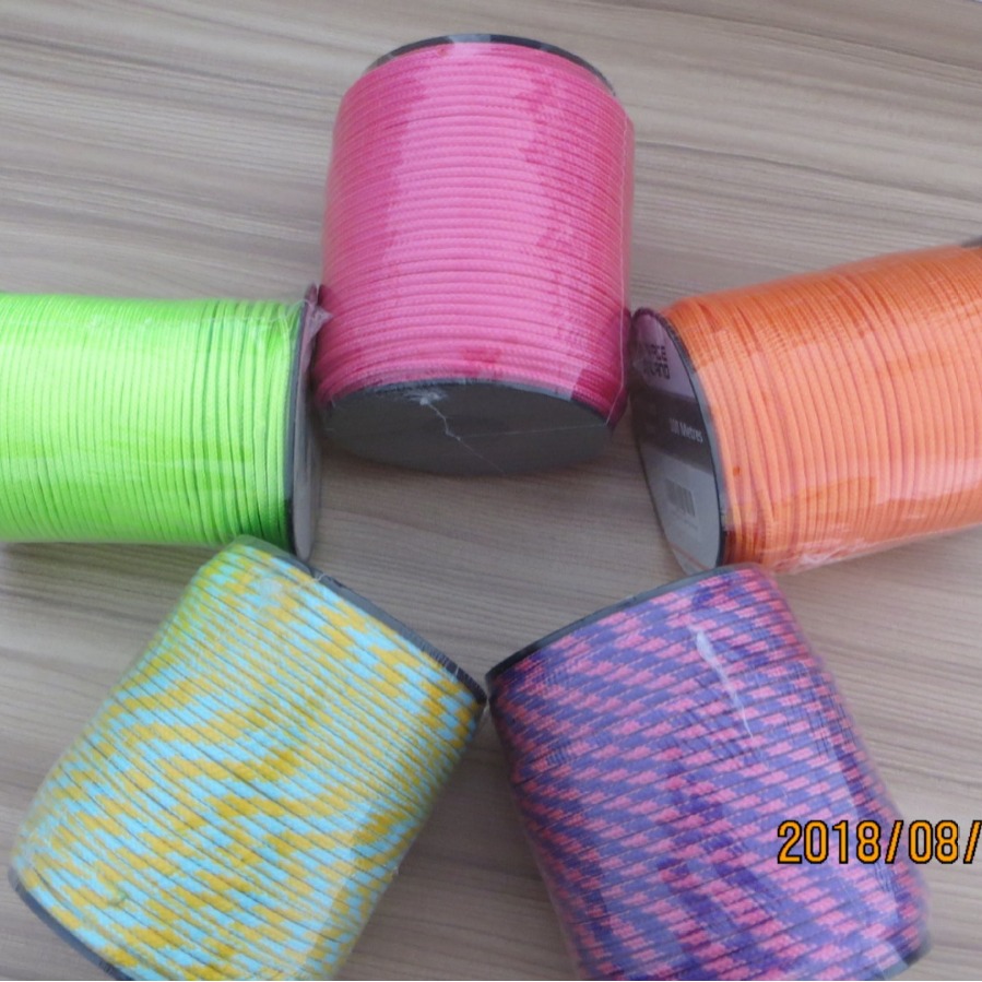 厂家批发编织绳，PP包芯丙纶丝尼龙绳子，日用滑水体育运动