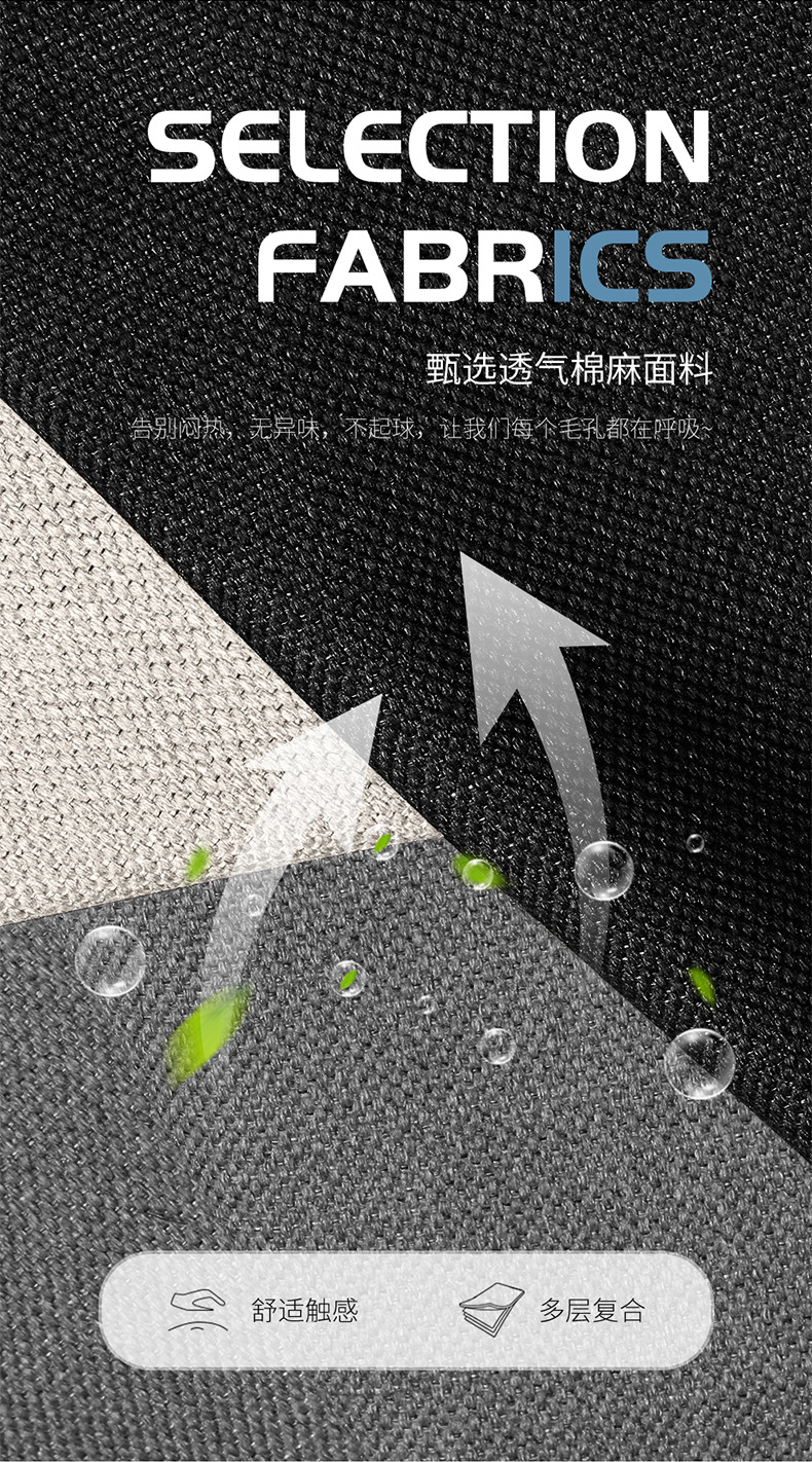 Full Surrounding Car Fabric Seat Cover Special Seat Cover for EAN VPLUS Special Seat Cover for Four Seasons Universal Linen Car Seat Cushion