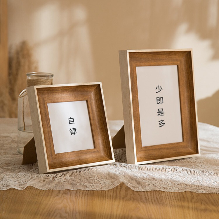 American retro rectangular photo frame calligraphy table 6 inch 8 inch 10 inch wall photo frame American retro rectangular photo frame calligraphy table 6 inch 8 inch 10 inch wall photo frame