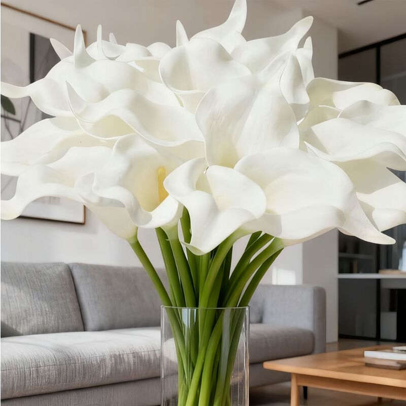 Pu Calla Lily Artificial Flower Mini Calla Lily Flower Wedding Bouquet Home Decoration Artificial Flower Wholesale Pu Calla Lily Artificial Flower Mini Calla Lily Flower Wedding Bouquet Home Decoration Artificial Flower Wholesale