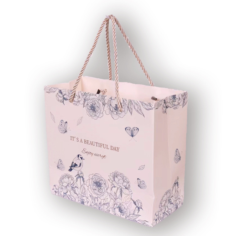 手提袋企业包装服装店袋子印刷logo伴手礼休闲小零食包装礼品