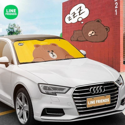 Board Linefriends Car Window — Sun shade