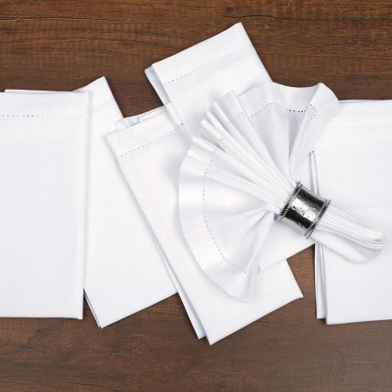 亚麻打孔餐巾餐垫外贸隔热垫氛围感桌面布艺婚礼餐巾垫Napkins|undefined