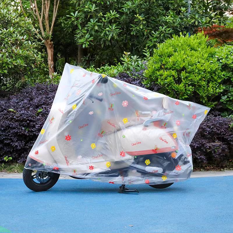 cubierta de automóvil eléctrico a prueba de lluvia a prueba de agua a prueba de polvo a prueba de suciedad para automóvil eléctrico motocicleta ropa de dibujos animados cubierta fábrica de fuente