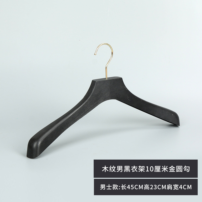 모조 나뭇결 남성용 블랙-10cm 골드 서클 후크
