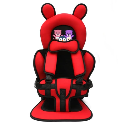 Other Automotive Interior Supplies: Belt Portable Cushion - red-and-black-cartoon-upgrade