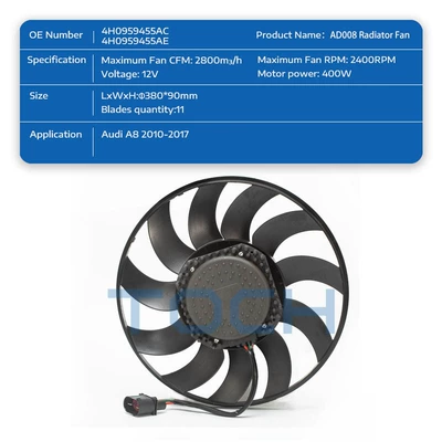 4H0959455AC 4H0959455AE A8 Fan