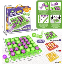 跨境乒乓球五子棋玩具亲子互动小游戏多人聚会挑战蛋托乒乓球批发