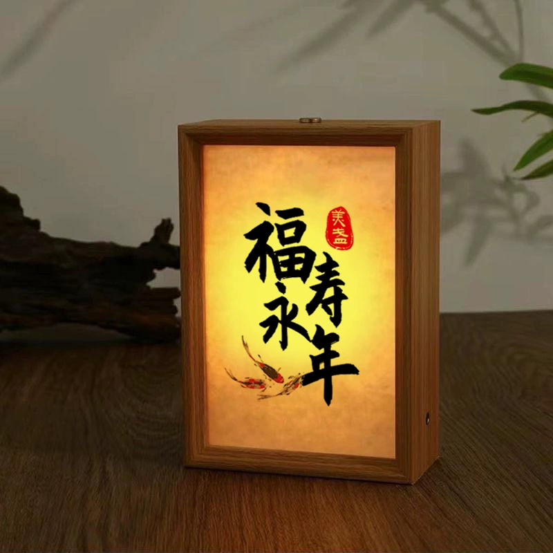 Креативная ночная лампа, фоторамка, LED-фонарь для кровати, светильники, DIY, подарок на день рождения, изготовлено на заказ