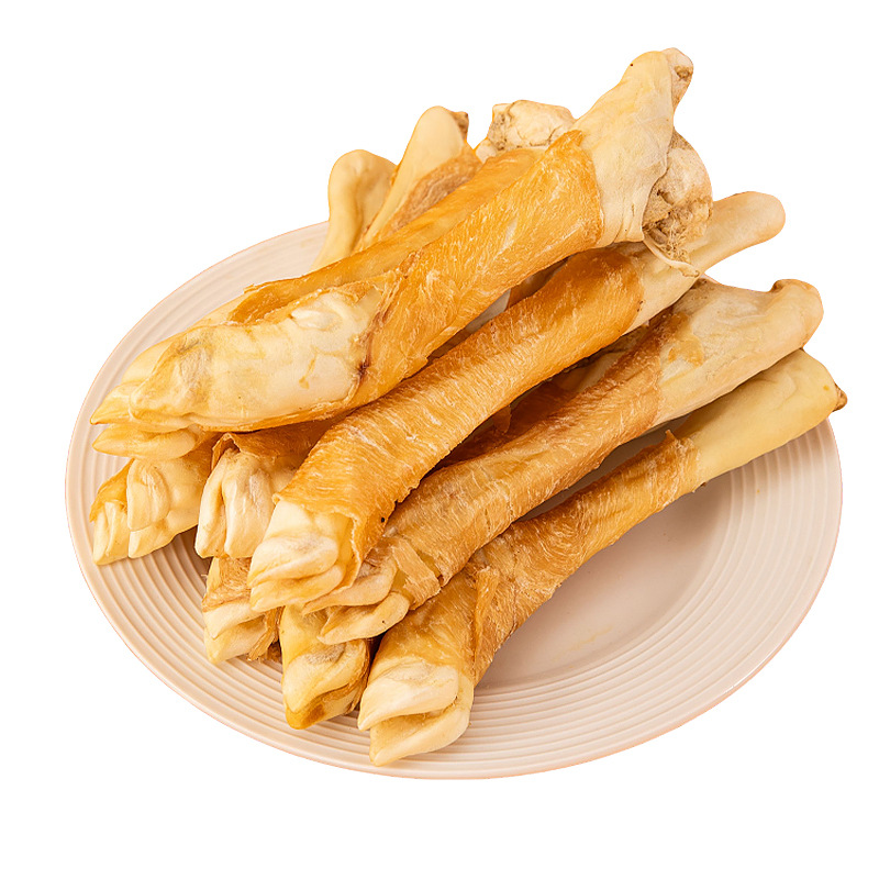 Aperitivos para perros y mascotas, pezuñas de cordero, palitos molares, dientes resistentes a morder, dientes de limpieza, suplementos de calcio para perros medianos y grandes, bocadillos al por mayor