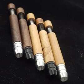 金属烟斗 木头烟斗  78mm女士弹簧烟斗  外贸内销