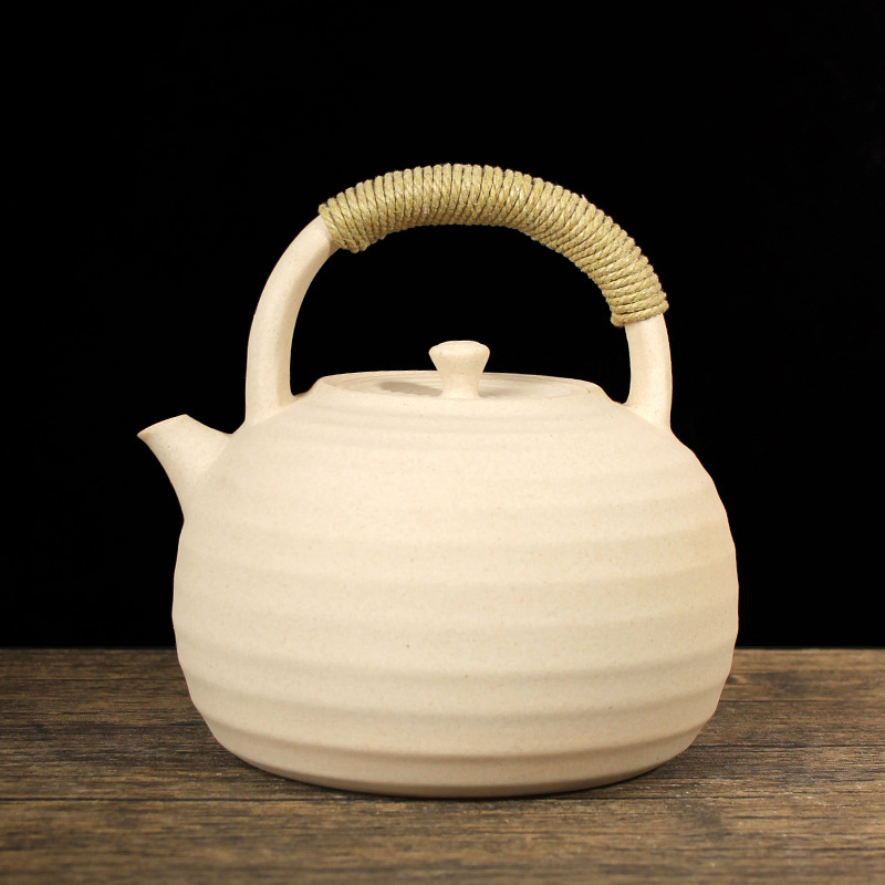 White clay ceramic pot Japanese-style beam pot electric ceramic stove charcoal stove heat-resistant Kettle Kettle Teapot home large capacity White clay ceramic pot Japanese-style beam pot electric ceramic stove charcoal stove heat-resistant Kettle Kettle Teapot home large capacity
