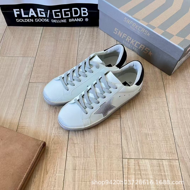 ggdb跨境批发男女同款星星脏脏鞋休闲平底板鞋做旧小白鞋潮流百搭|undefined