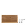 Custom 300 black walnut diagonal dial Japanese -style wooden tray hotel Western food fruit snack wooden pallet high value