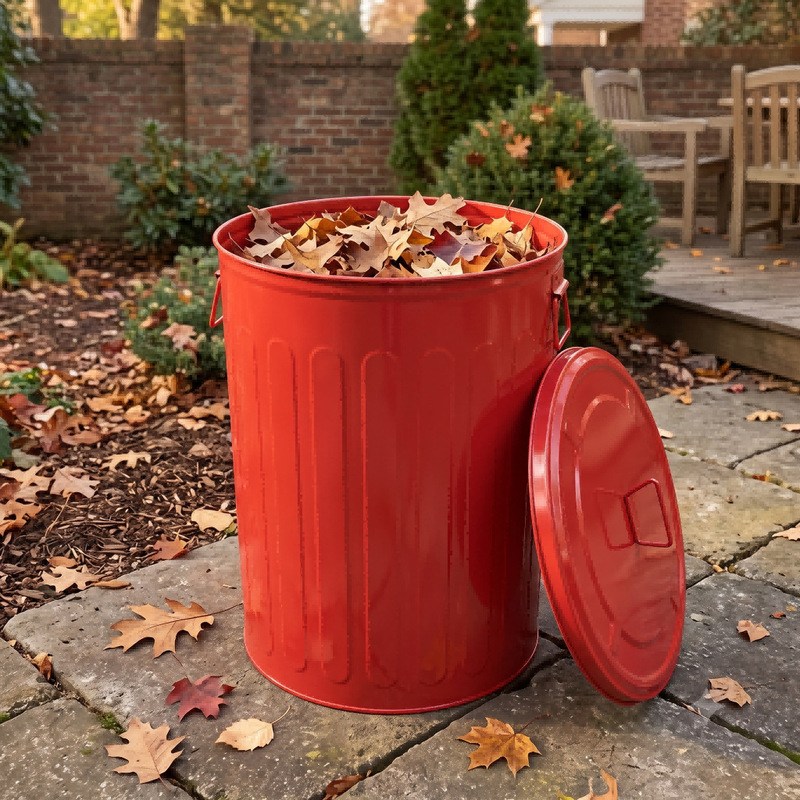 Customized cross-border trash bins, large-capacity 20-gallon trash bins with lids, trash bins for villas, courtyards, and outdoor gardens Customized cross-border trash bins, large-capacity 20-gallon trash bins with lids, trash bins for villas, courtyards, and outdoor gardens