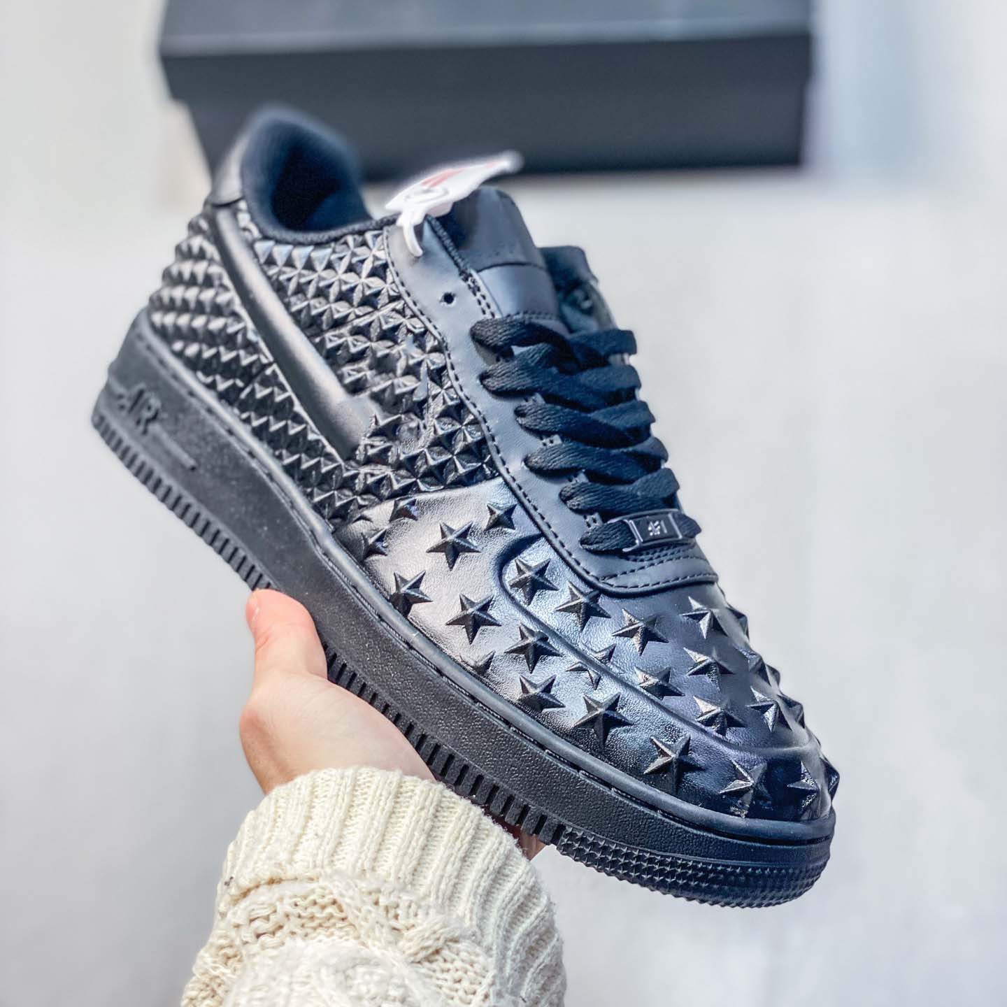 Cross-border AF1 año del caballo de la fuerza aérea zapatos de skate TS muzzle velcro moda zapatos casuales de altura de suela gruesa zapatos de pareja de moda