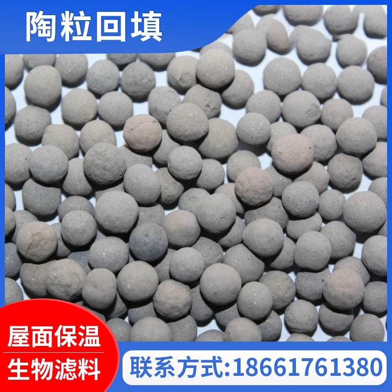 厂家供应水处理用粘土陶粒 卫生间回填陶粒 花卉植物填充用