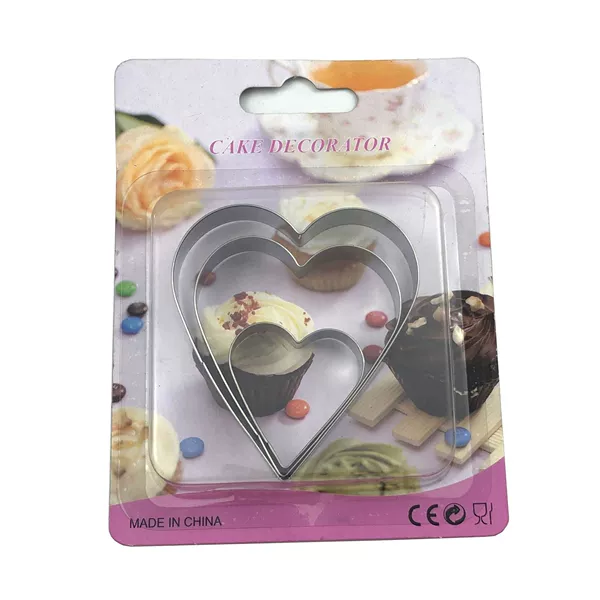 A set of heart-shaped card-absorbing packaging