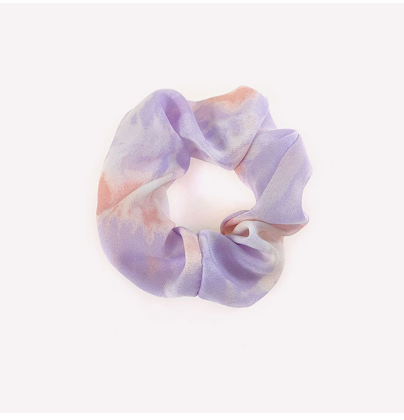 Tie-dye Simple Fabric Folds Hair Scrunchies Wholesale Nihaojewelry display picture 4