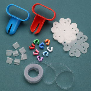 Wedding decoration balloon accessories chain electric pump Knotter sealing clip plum blossom sealing clip props