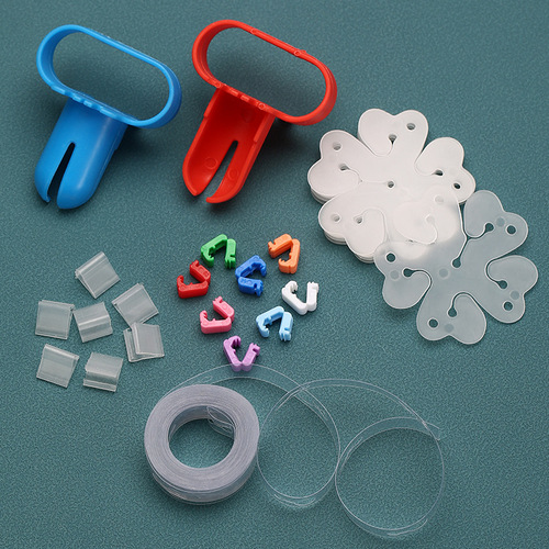 Wedding decoration balloon accessories chain electric pump knotter sealing clip plum blossom sealing clip props supplies