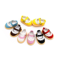 bjd shoes 1/6 points leather shoes six points lace shoes macaron color 30CM Barbie doll dress accessories