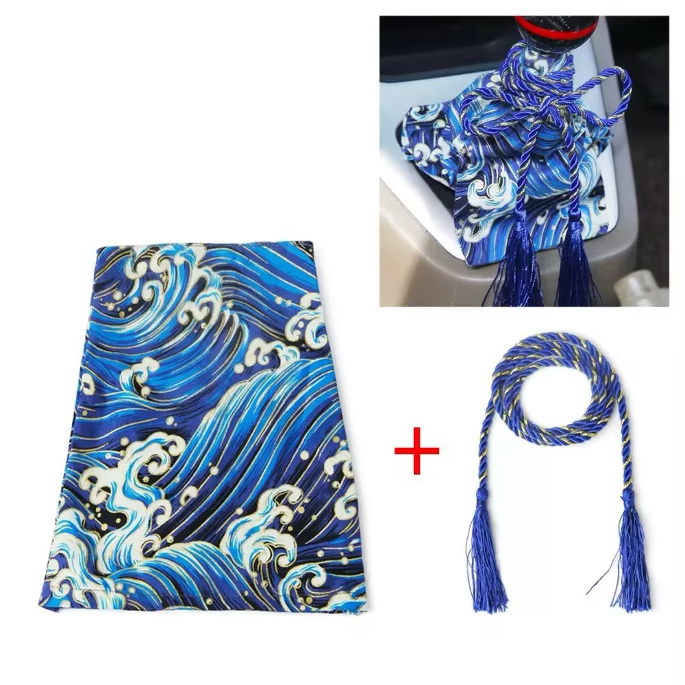 JDM Japanese-style car gear shift cover, manual transmission gear shift cover, popular cross-border product, car interior decoration, national trend
