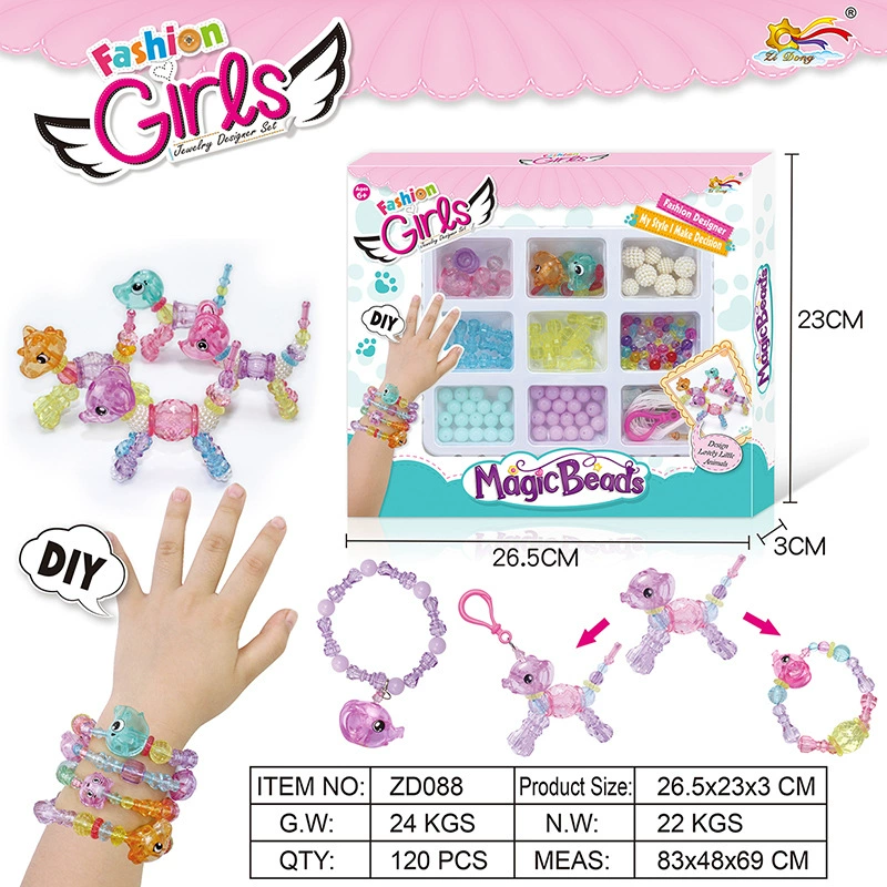 Children's beaded bracelet, necklace, accessory, toy, handmade
