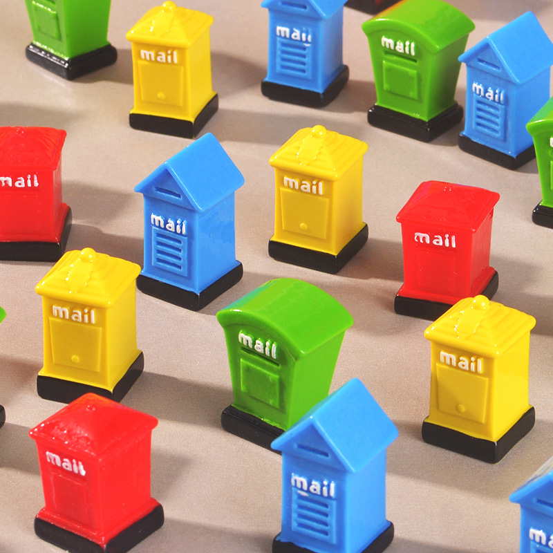 New Artificial Mini Mailbox Micro Landscape Gardening Small Ornaments Creative Home Office Desktop Accessories