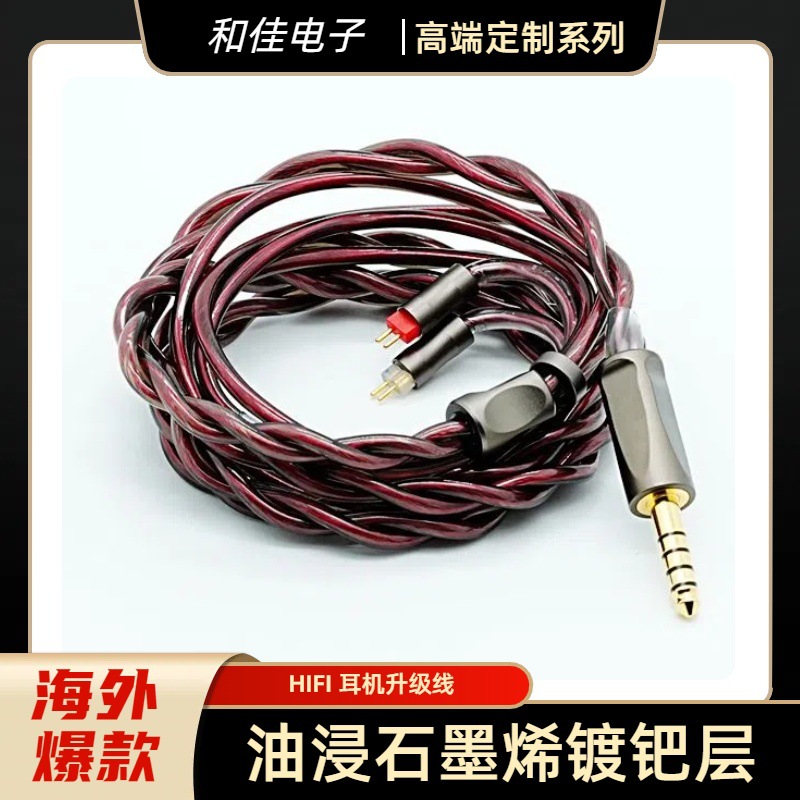 2 Strand LITZ Structure Headset Upgrade Line HIFI Headset Fever Grade Wire MMCX 078 Double Pin QDCTFZ