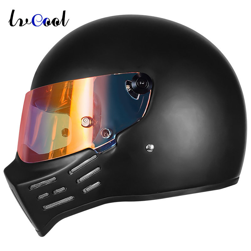 Comercio exterior retro casco completo casco de la motocicleta fábrica de crucero casco de la motocicleta Four Seasons universal entrega transfronteriza