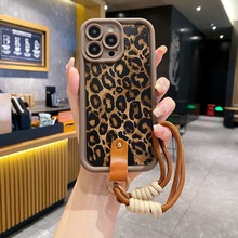 日韩卡通风适用小米POCOM5手机壳个性豹纹小狗红米13秋冬新款防摔