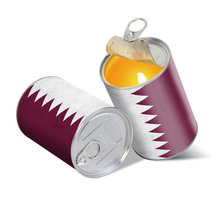 2022卡塔尔世界杯32强国旗蜡烛灯 各国国旗图案印刷纪念品包装
