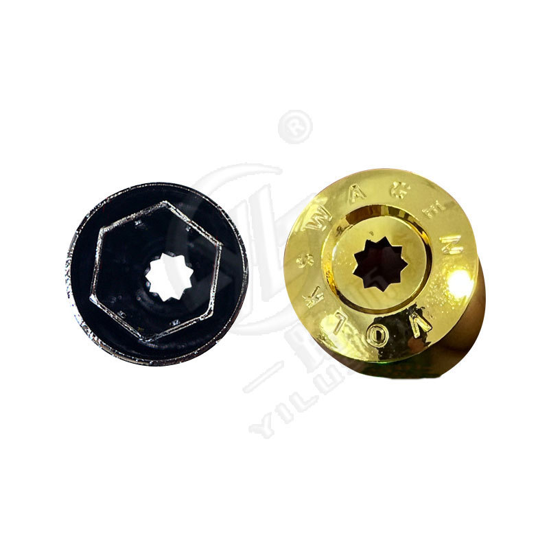 Aplicable a Volkswagen Nuevo POLO viejo POLO Nuevo Santana Langyi Tuan galvanoplastia tapa de rosca cubierta de galvanoplastia