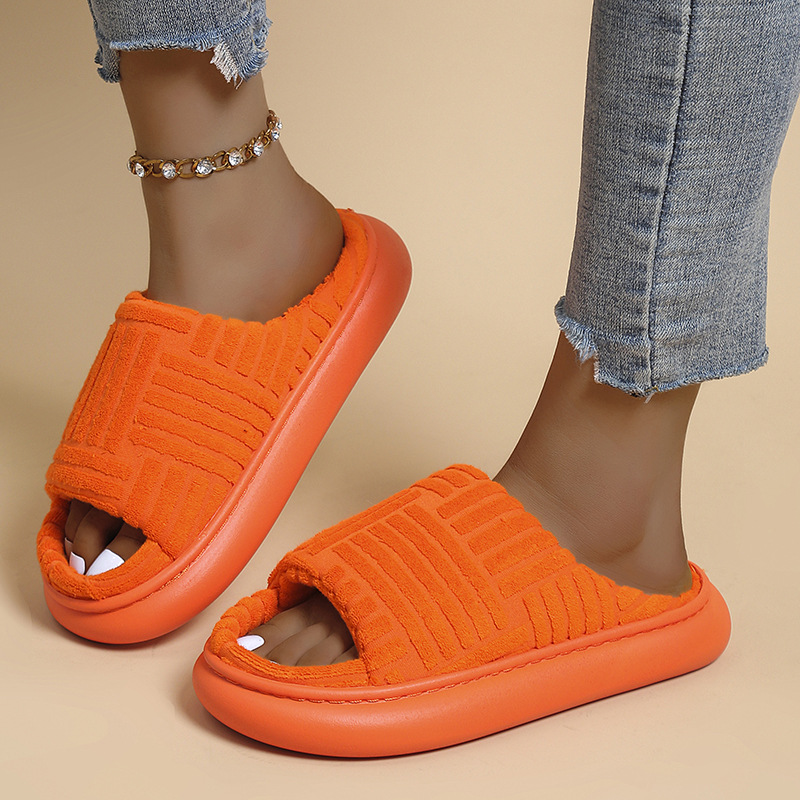 Women's Casual Solid Color Open Toe Slides Slippers display picture 4