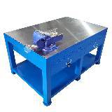 钢板飞模台 16mm钢板工作台 重型台钳 虎钳操作台