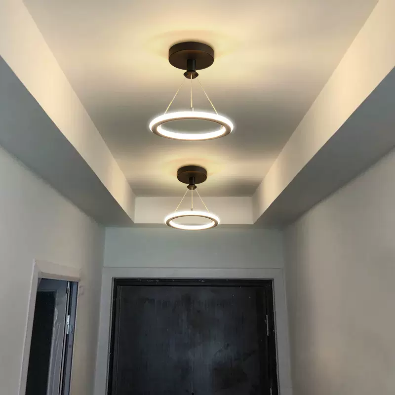 过道灯走廊灯现代简约家用led吸顶灯入户玄关灯创意个性阳台灯
