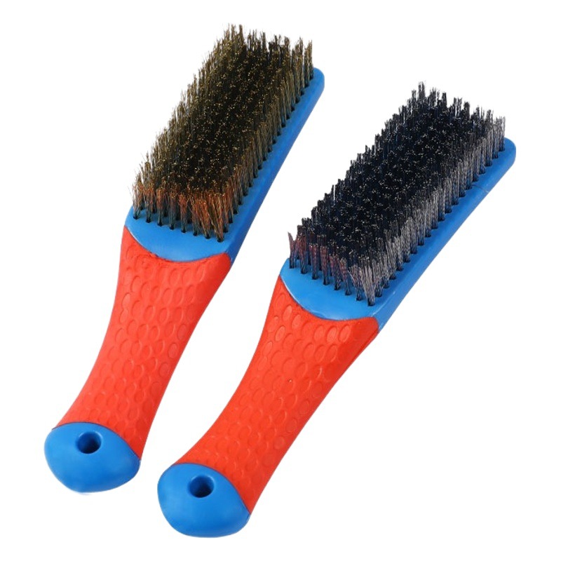 Cepillo de alambre de acero inoxidable Cepillo de alambre de cobre Cepillo de pulido de diamante de nuez Wenwan Cepillo de limpieza de grasa de cocina Cepillo de eliminación de pintura y óxido