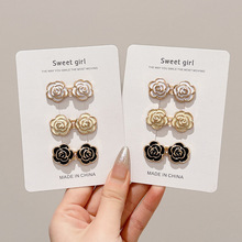 玫瑰花收腰扣女裤腰收紧扣隐形收腰神器卡扣牛仔裤子大小调节纽扣