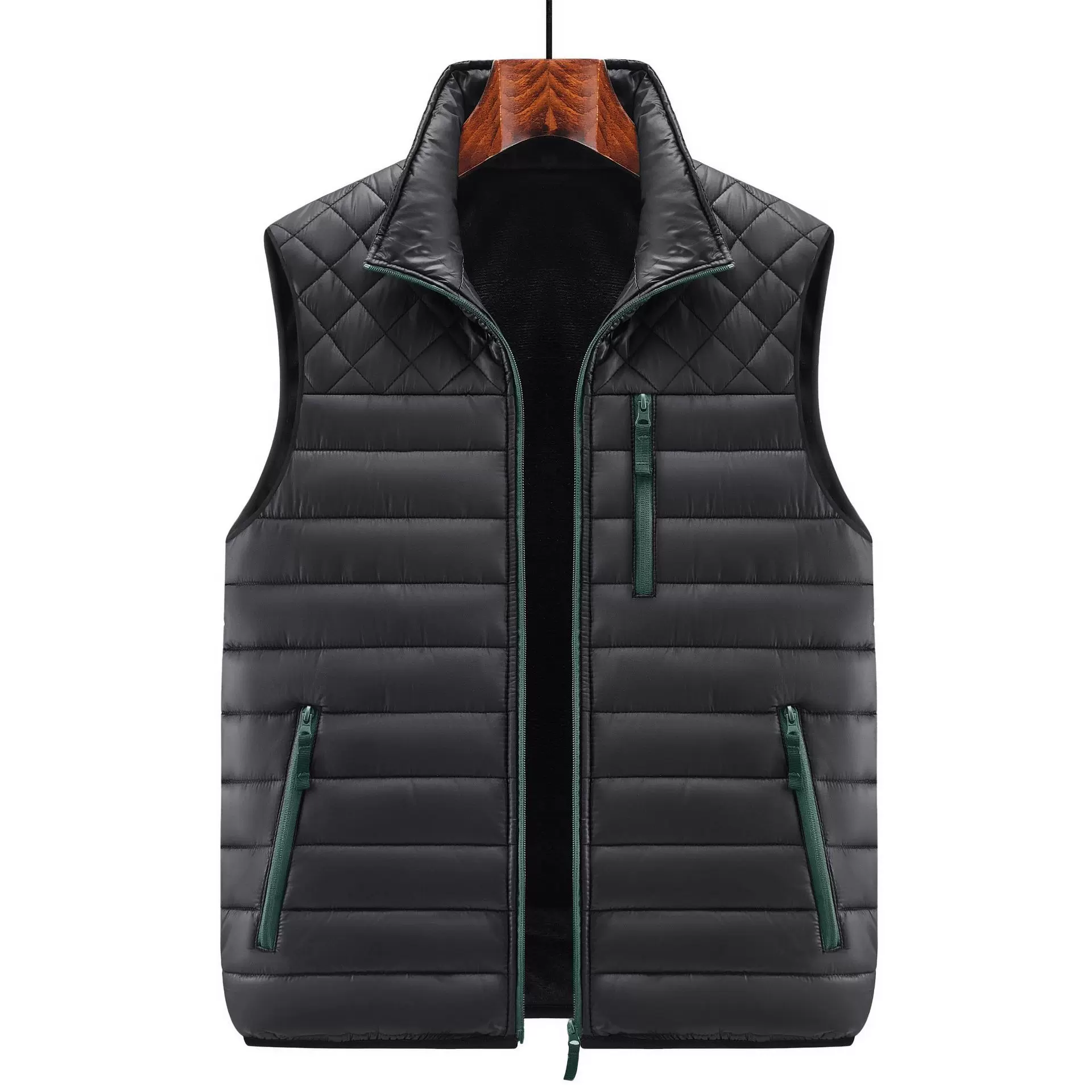 男式马甲中老年大码棉马甲男2025新款跨境男装马甲厂家直销