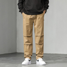 新款山系户外休闲直筒长裤日韩春秋新款青年男式伞兵工装裤子潮流