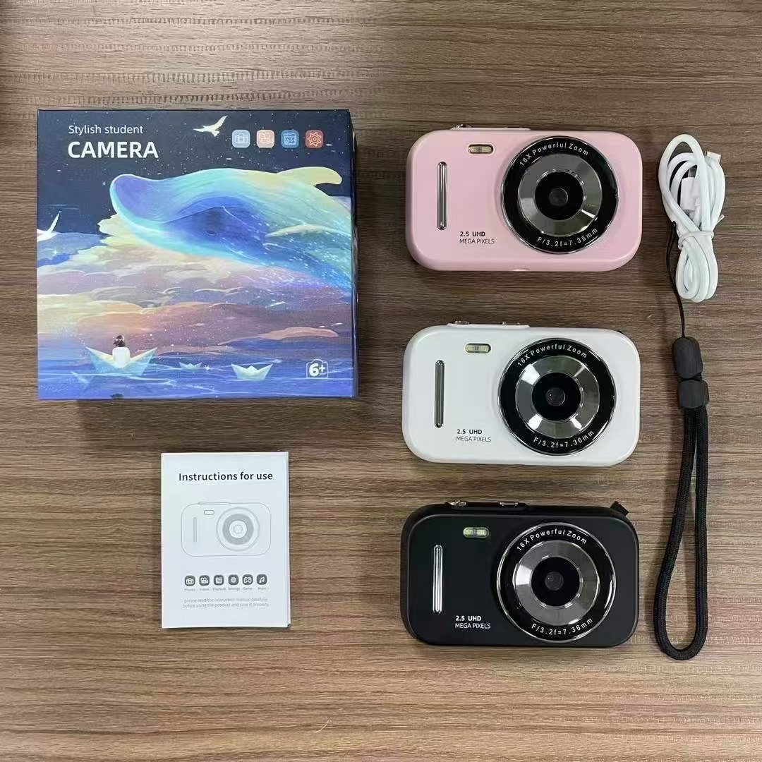 Cross-Border H17S Camera Ccd Digital Camera Beauty Camera Retro High-Definition Kidsren's Camera Camera