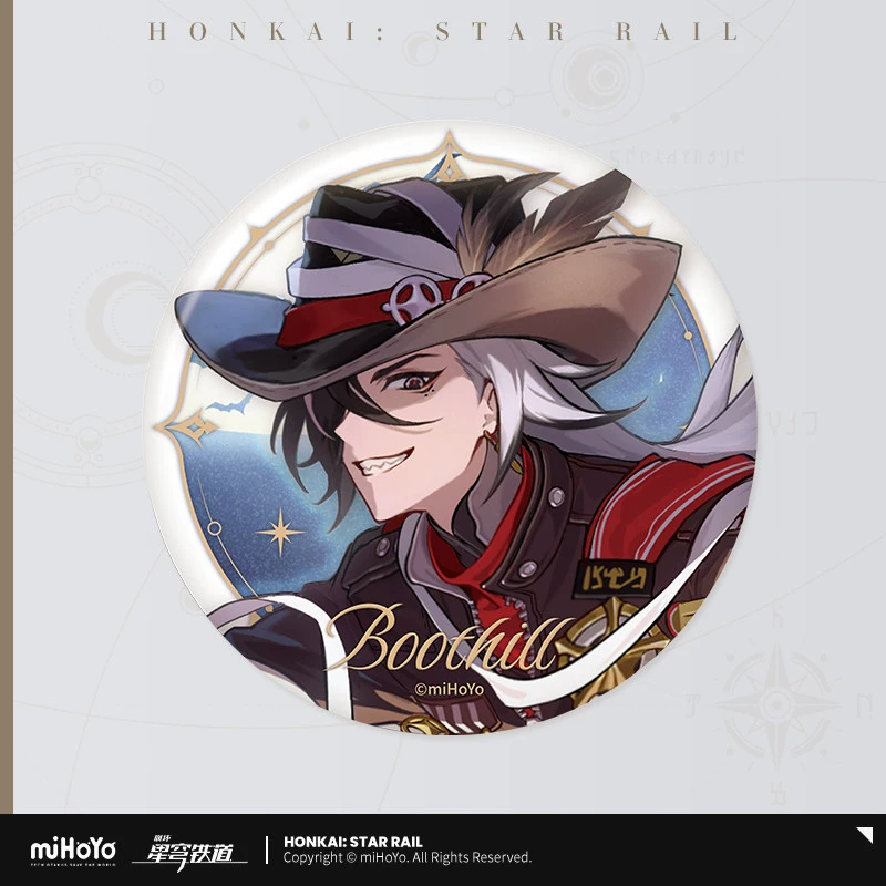 Коллекционный значок (Honkai: Star Rail) — персонаж, цветной картон на подложке, одиночный